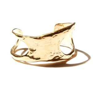 Odette New York Cutout Lunate Brass Cuff Bracelet